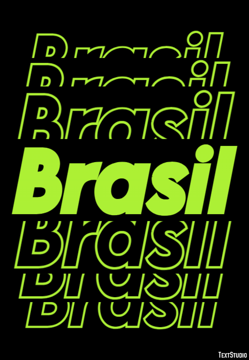 Brasil Efeito do texto