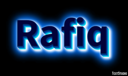 Rafiq Text Effect