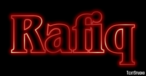 Rafiq Text Effect