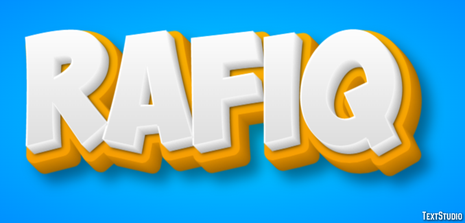 Rafiq Text Effect