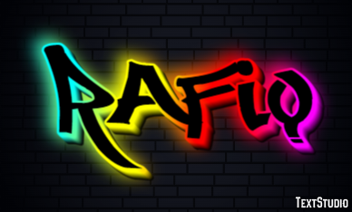 Rafiq Texteffekt