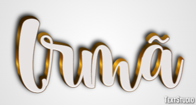 Irmã Efeito de texto