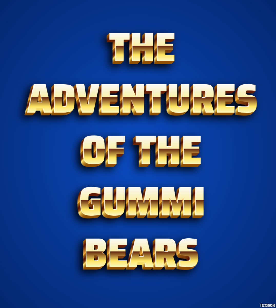 The Adventures of the Gummi Bears Tekst Effect