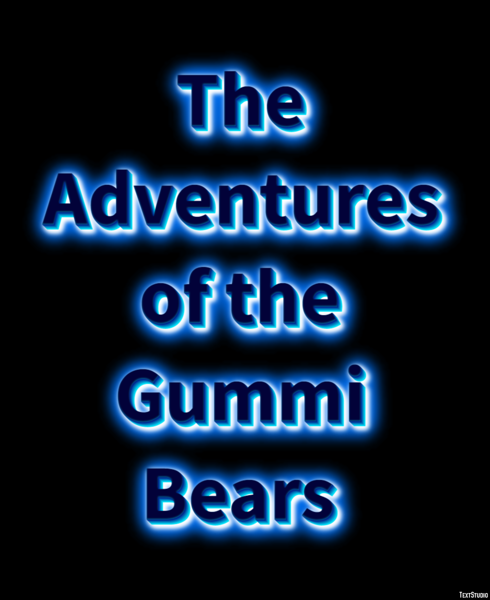 The Adventures of the Gummi Bears Effet de Texte