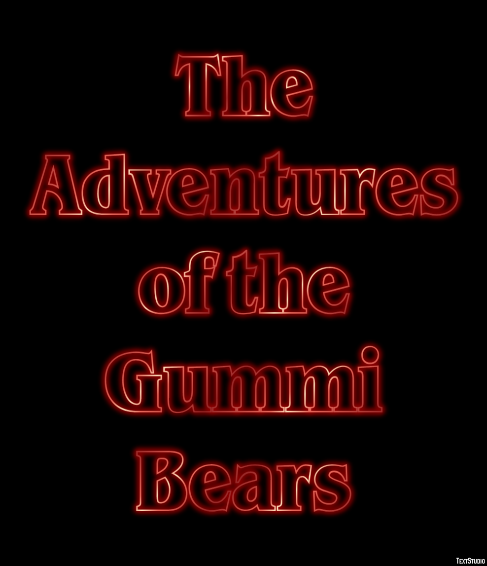 The Adventures of the Gummi Bears Text Effect