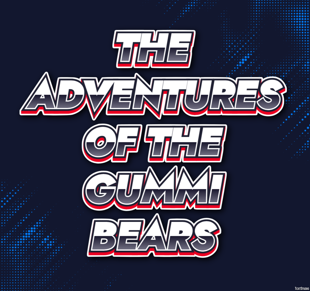 The Adventures of the Gummi Bears Text Effect