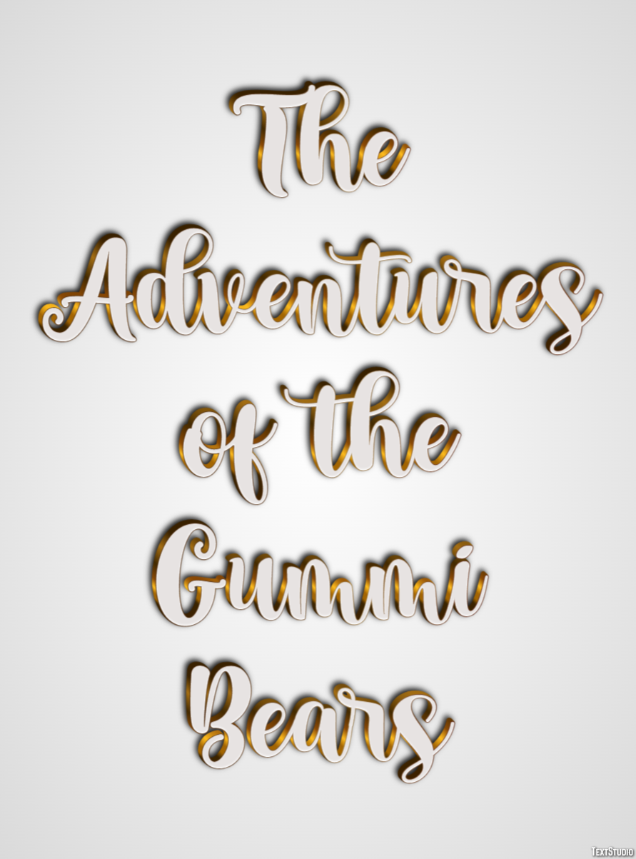 The Adventures of the Gummi Bears Tekst Effect