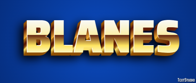 Blanes Efekt tekstowy