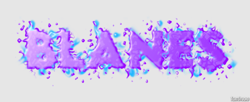 Blanes Effet de Texte