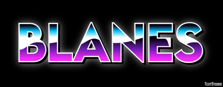 Blanes Efekt tekstowy