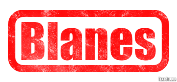 Blanes Efekt tekstowy