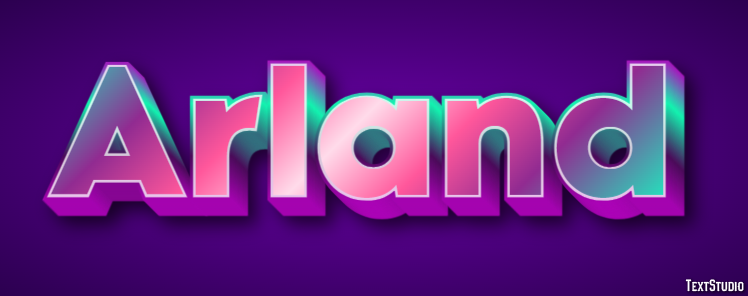 Arland Text effect