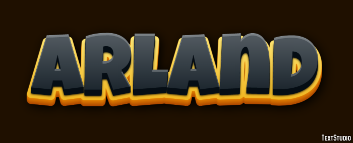 Arland Text effect