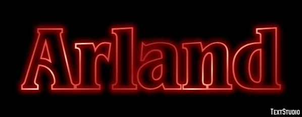 Arland Text Effect