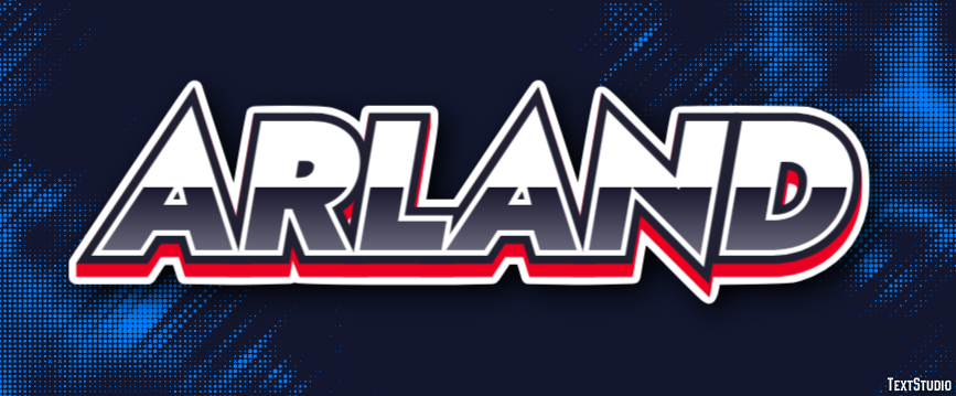 Arland Efeito de texto