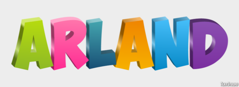 Arland Text effect