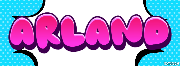 Arland Efeito de texto