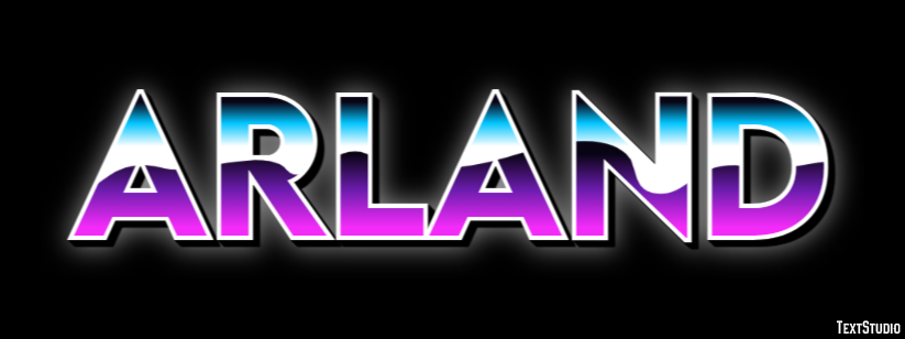 Arland Efeito de texto
