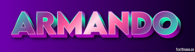 Armando Text Effect