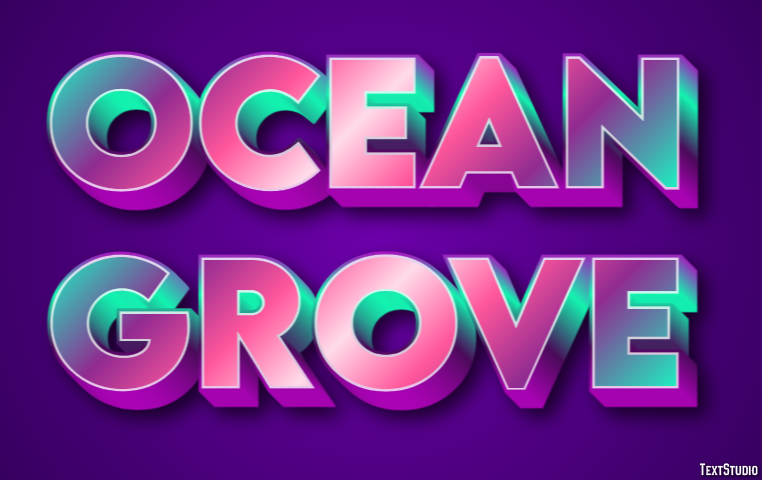 Ocean Grove Efekt tekstowy