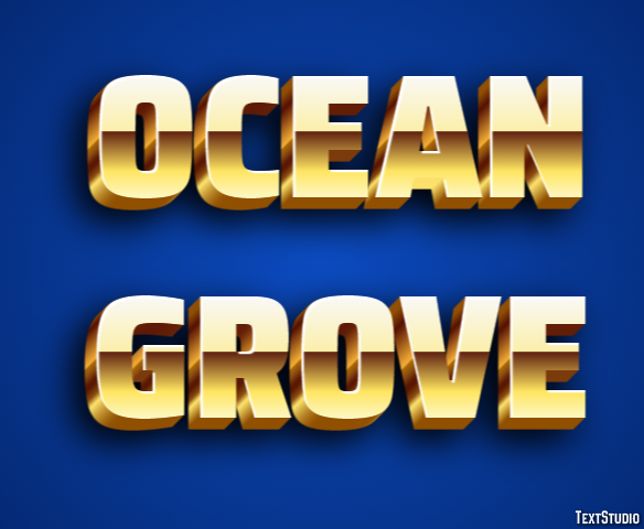 Ocean Grove Efekt tekstowy