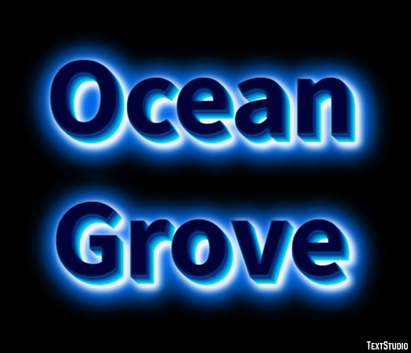 Ocean Grove テキスト効果