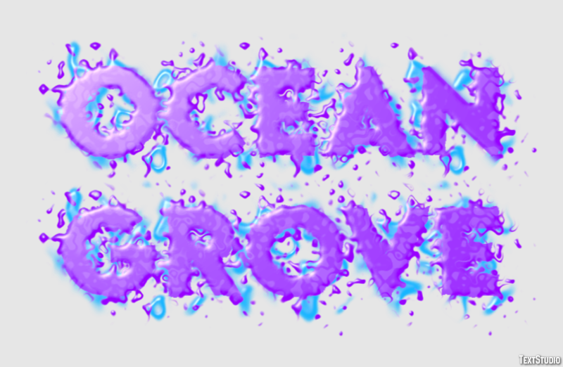 Ocean Grove テキスト効果