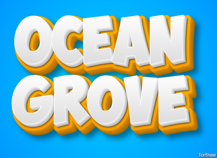 Ocean Grove テキスト効果