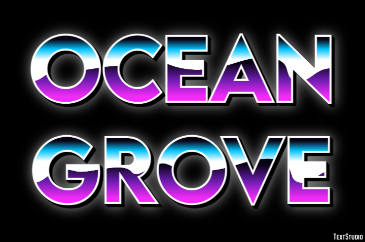 Ocean Grove Efekt tekstowy