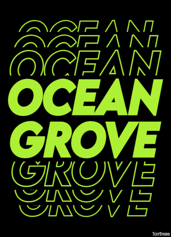 Ocean Grove Efekt tekstowy