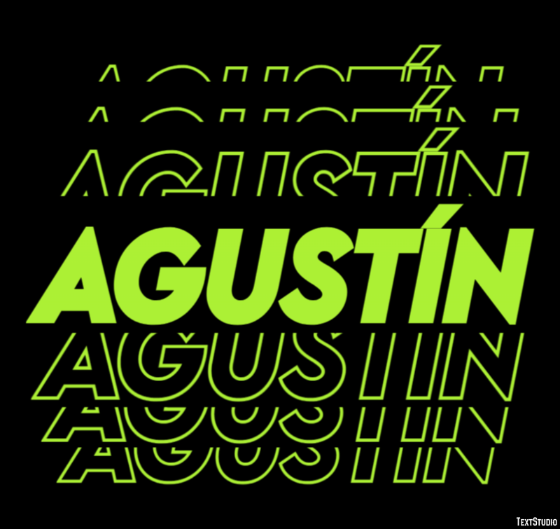 Agustín Efecto de Texto