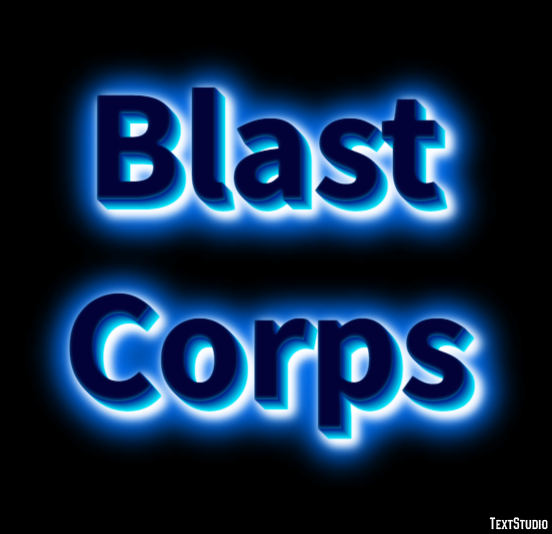 Blast Corps Effetto testo