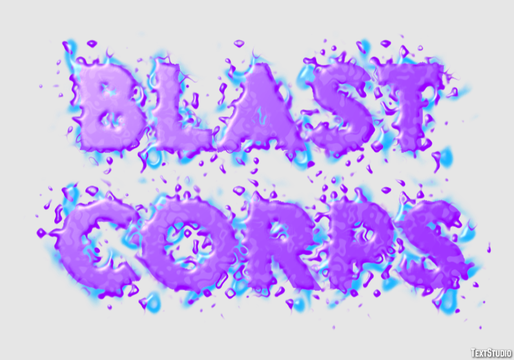 Blast Corps Effetto testo