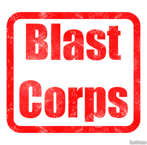 Blast Corps Effetto testo