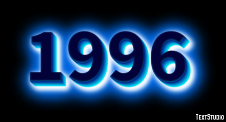1996 Text Effect