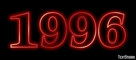 1996 Text Effect