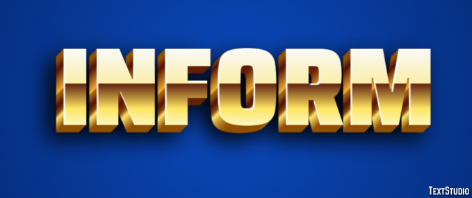 Inform Effetto testo