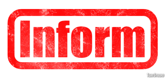 Inform Effetto testo