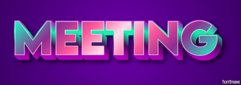 Meeting テキスト効果