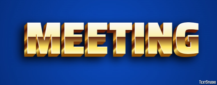 Meeting Text Effect