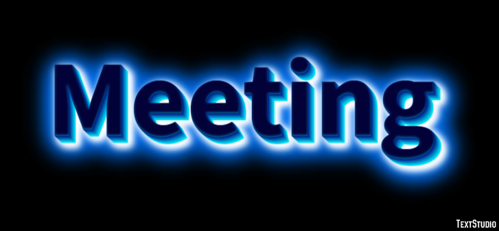 Meeting テキスト効果