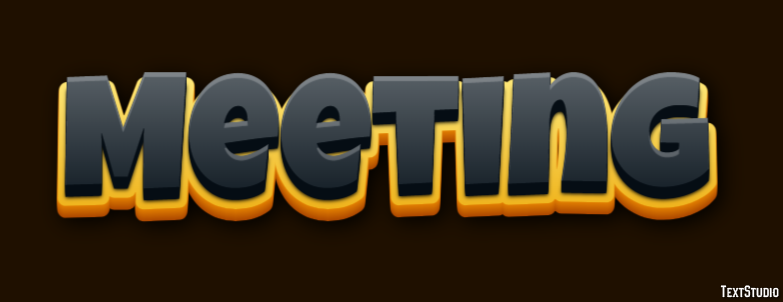 Meeting Text Effect