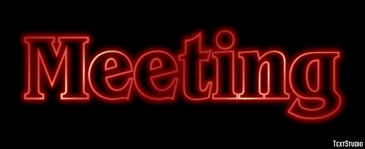 Meeting Text Effect