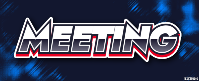 Meeting Text Effect