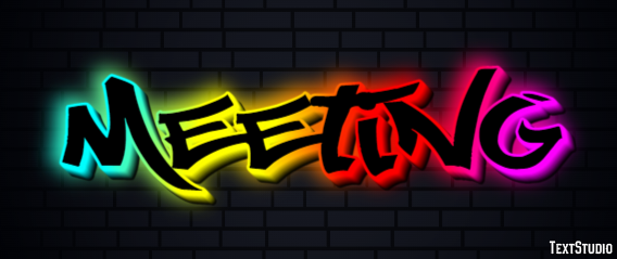 Meeting Text effect