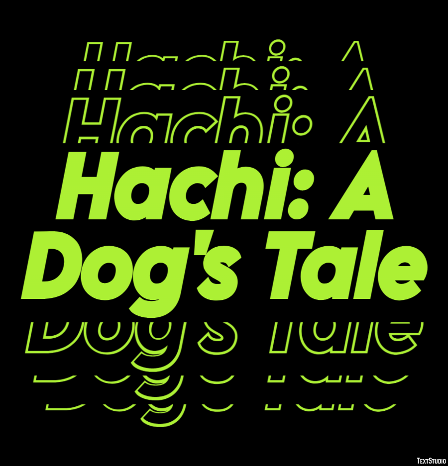 Hachi: A Dog's Tale Metin Efekti