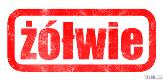 żółwie Efekt tekstowy