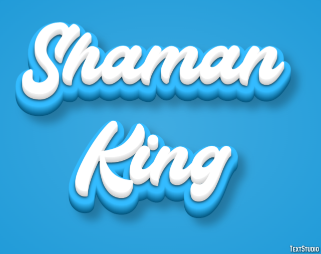 Shaman King Efekt tekstowy