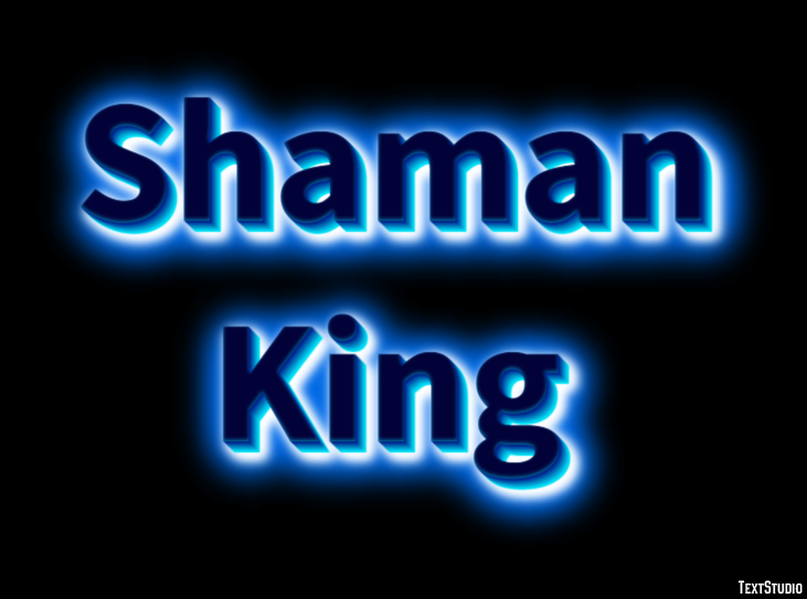 Shaman King Effetto testo