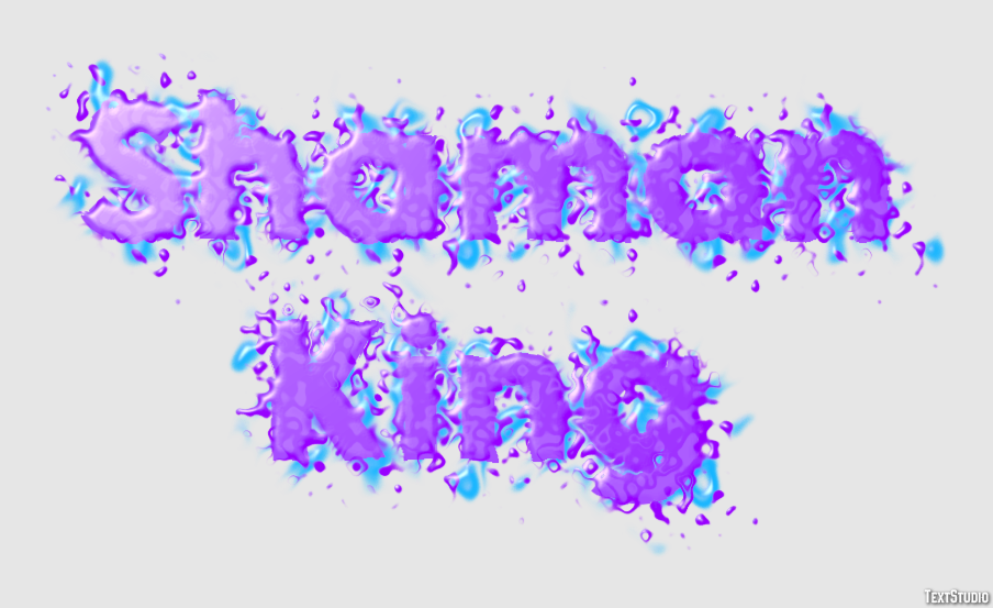 Shaman King Text effect